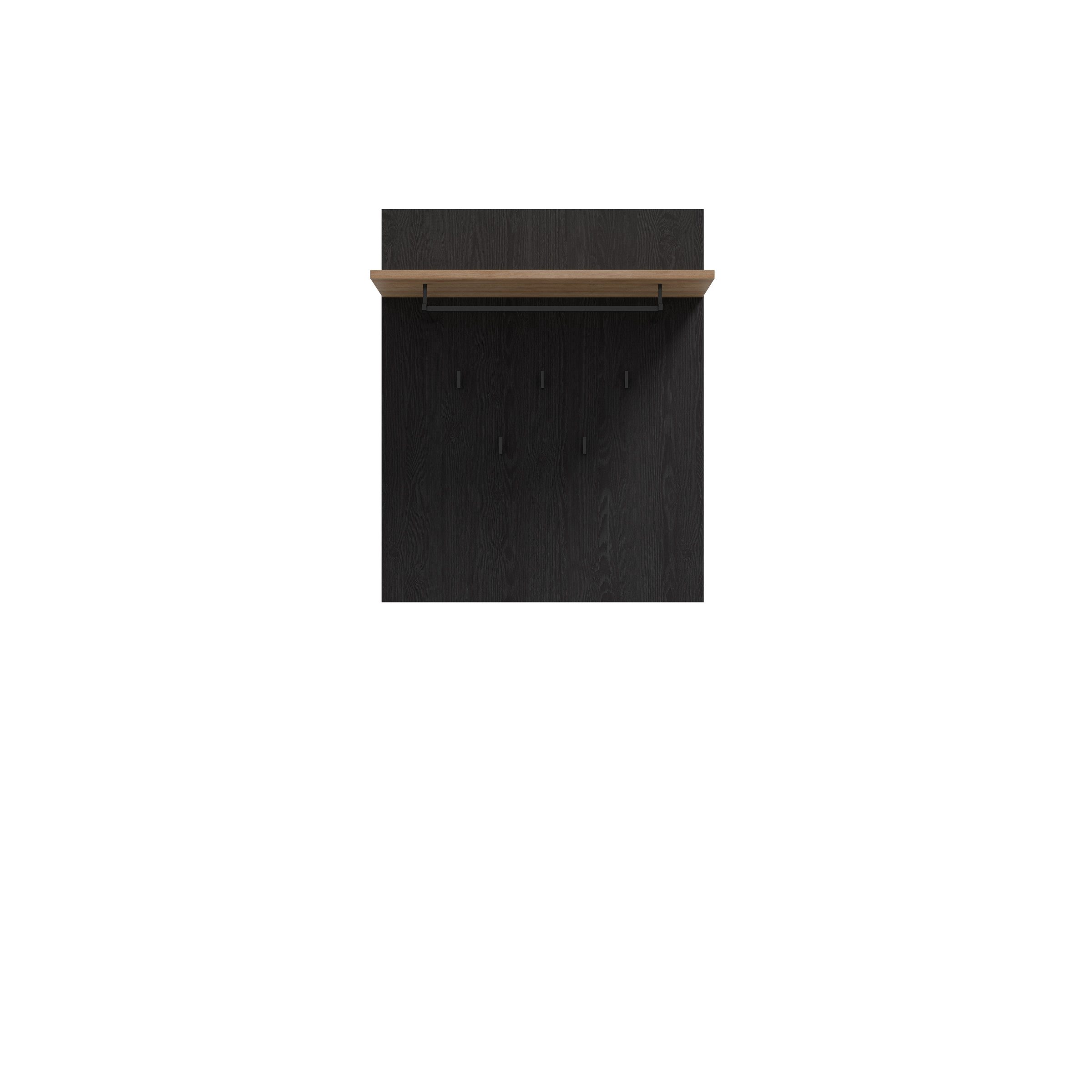 PREISBRECHER Garderobenpaneel BOHOL, in Eiche Dekor / Cabezone - 86,5x105,6x30cm (BxHxT)