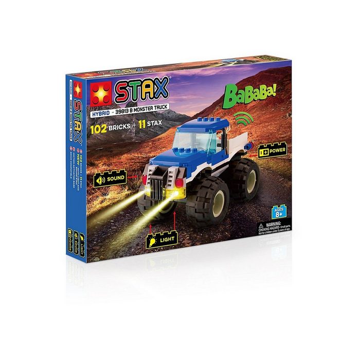 Light Stax® Konstruktions-Spielset Monster Truck Blau LS-39813