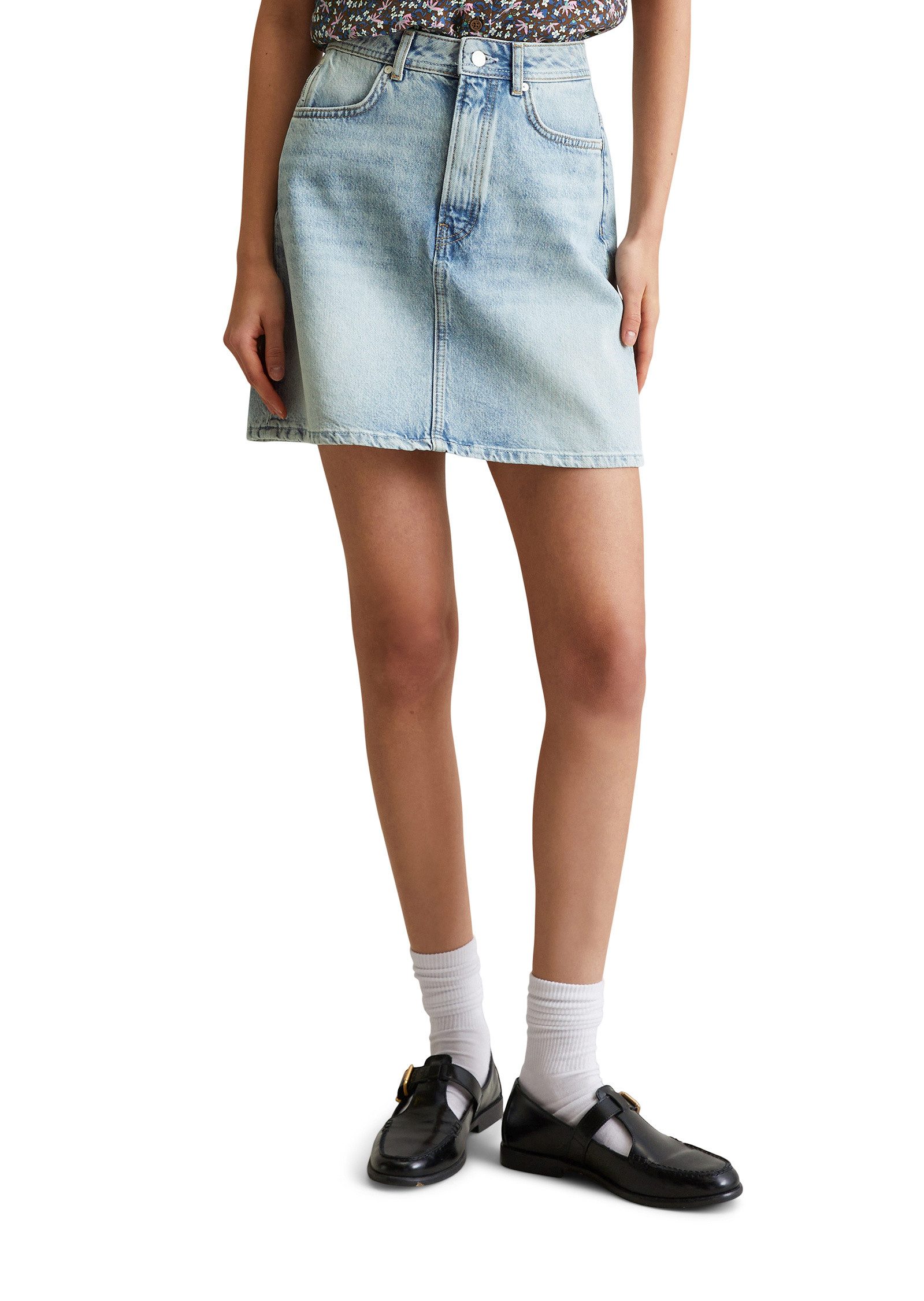 Marc O'Polo DENIM Jeansrock aus Rigid-Denim günstig online kaufen