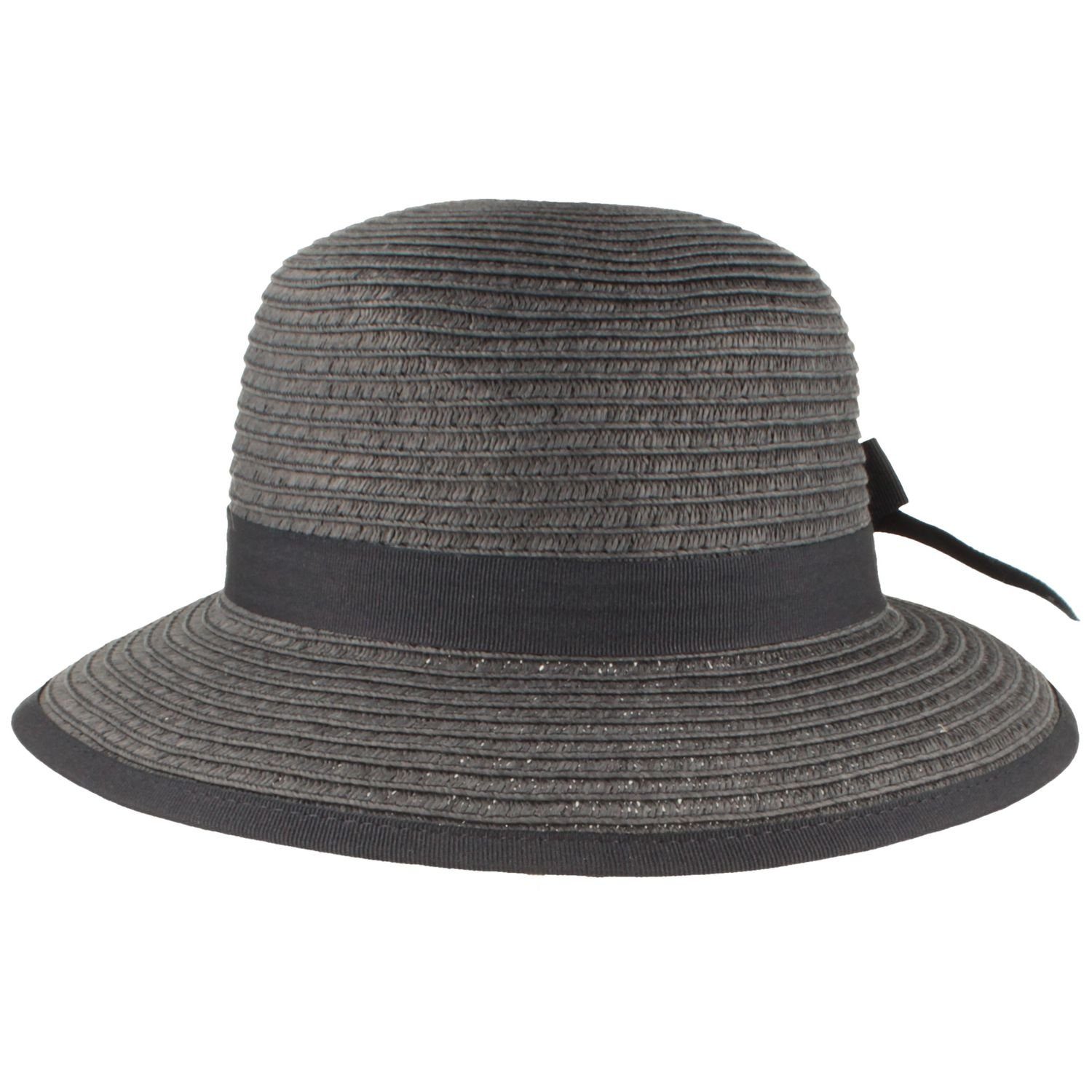 McBurn Strohhut Kinder Papier Glocke mit Schleife UV-Schutz 50+