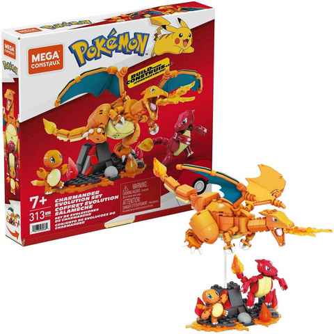 MEGA Spielfigur Pokémon Charmander Evolution Set, zum Zusammenbauen