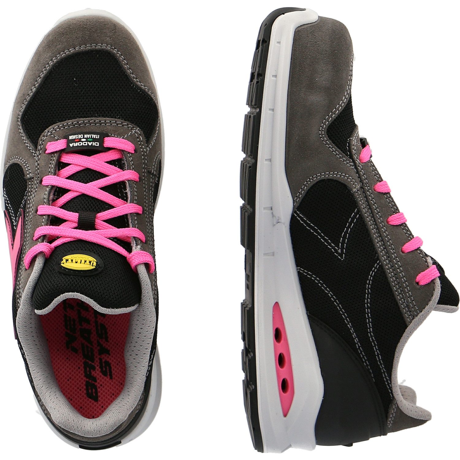 Diadora Damen Sicherheitshalbschuhe S1PS "RUN NET AIRBOX LOW" Sicherheitsschuh