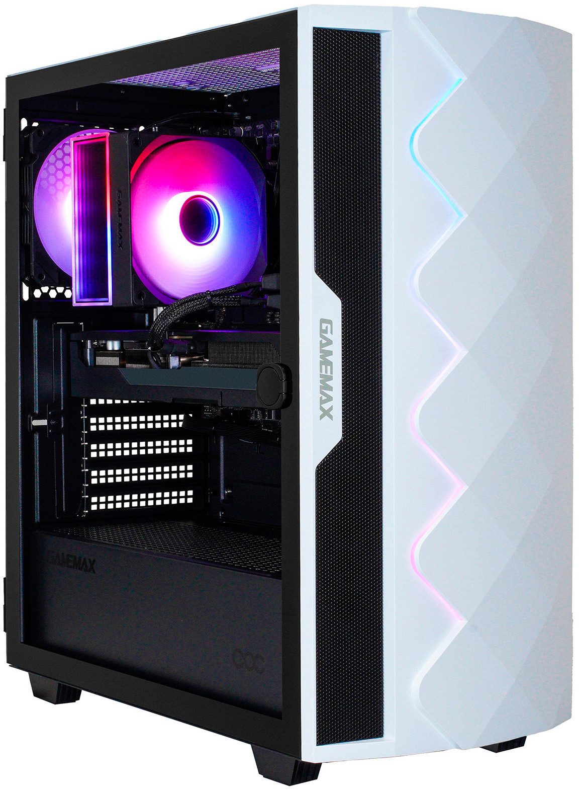 GAMEMAX Diamond WT 8172 AMD Ryzen 7 5700X 32GB 1TB SSD RX9070 Gaming-PC (AMD Ryzen 7 5700X, RX 9070, 32 GB RAM, 1000 GB SSD, Luftkühlung aktiv, Windows 11)