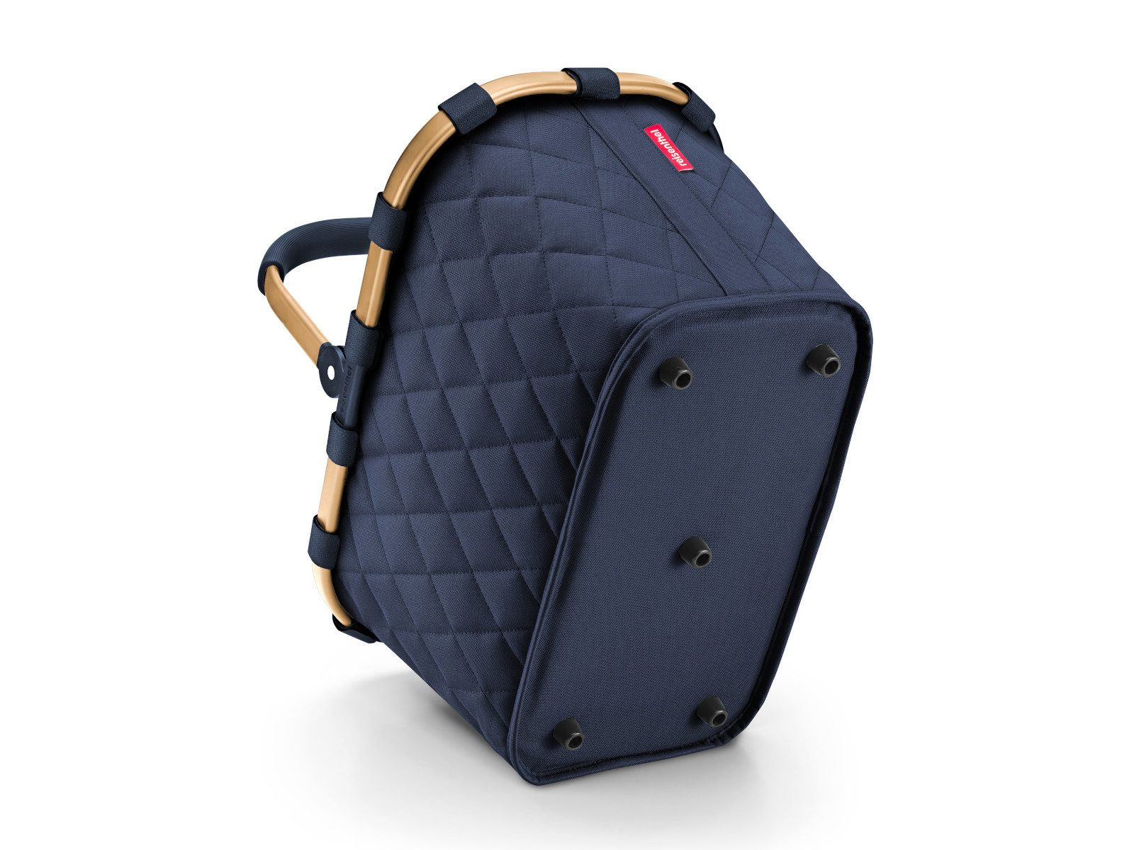 REISENTHEL® Einkaufskorb carrybag frame rhombus midnight gold – Bild 3 von 5