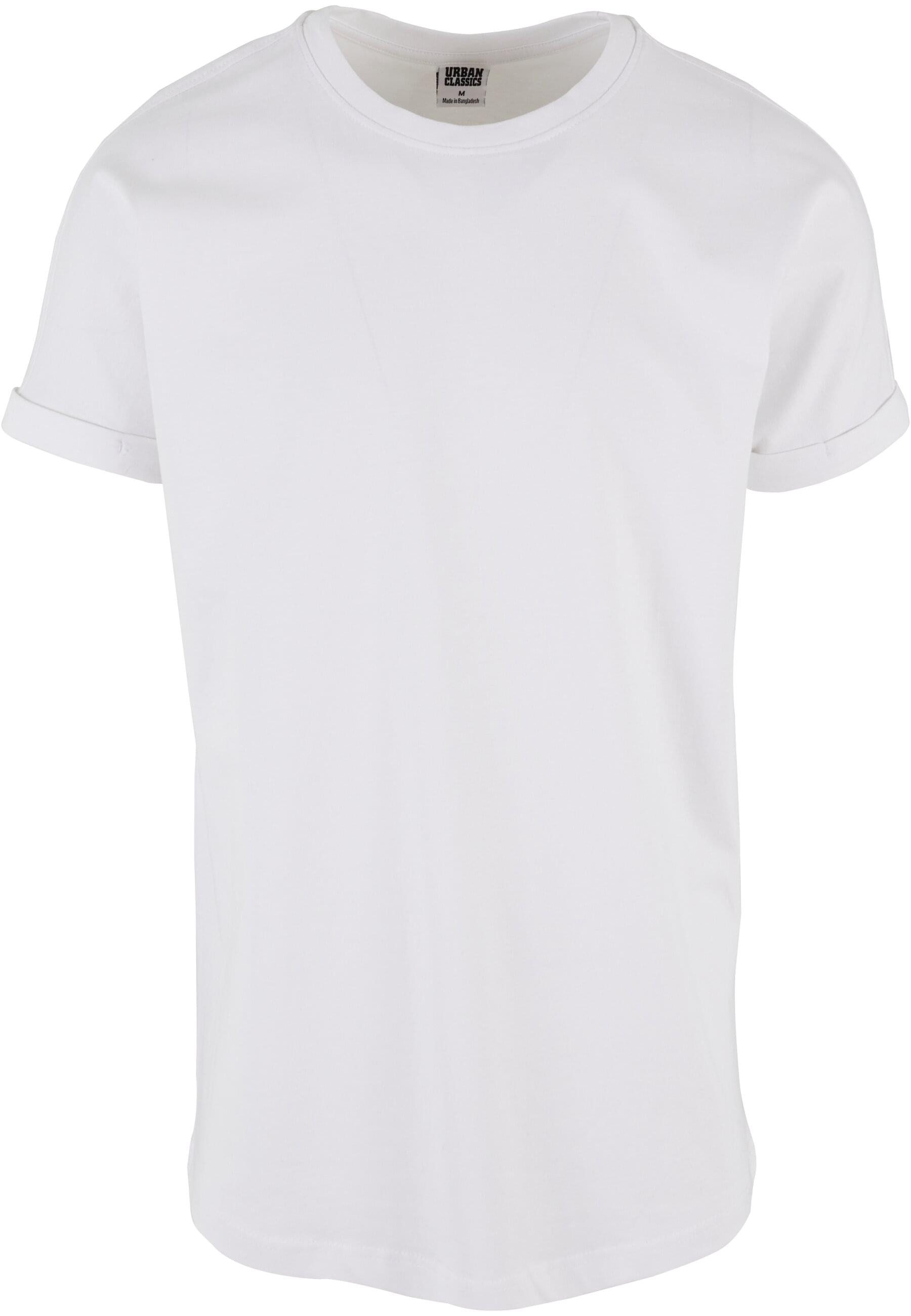 T-Shirt Urban Classics Herren Long Shaped Turnup Tee