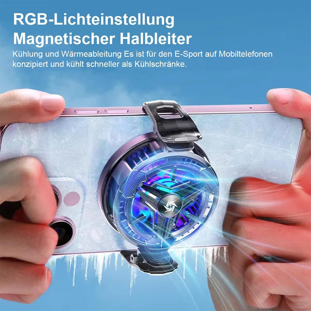 Welikera Heizkörper Handy-Kühler mit Halbleiter-Kühlchip, ultraleise, günstig online kaufen