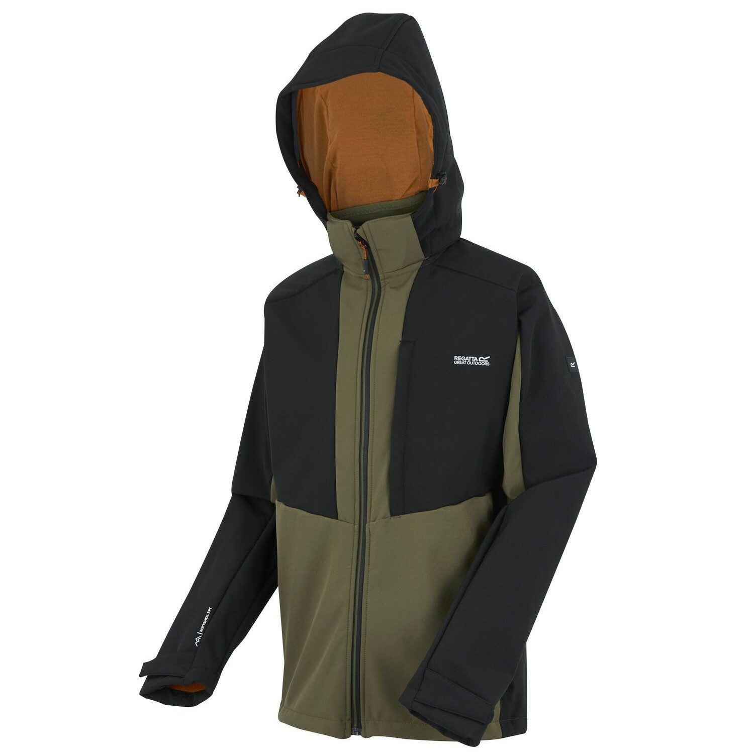 Regatta Softshelljacke Hewitts mit Kapuze und Unterarmbelüftung