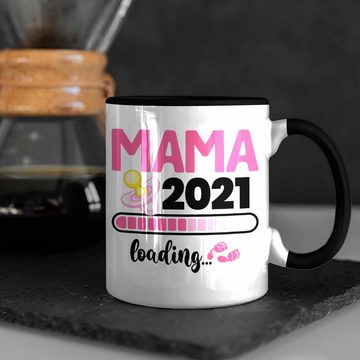 Trendation Tasse Trendation - Mama 2022 Loading Tasse Geschenke Schwangerschaftverkündung Schwanger Baby Kommt Kaffeetasse