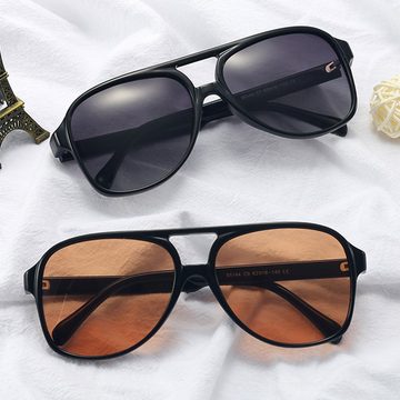 GelldG Sonnenbrille Sonnenbrille Vintage Tinted Sunglasses für Damen Herren