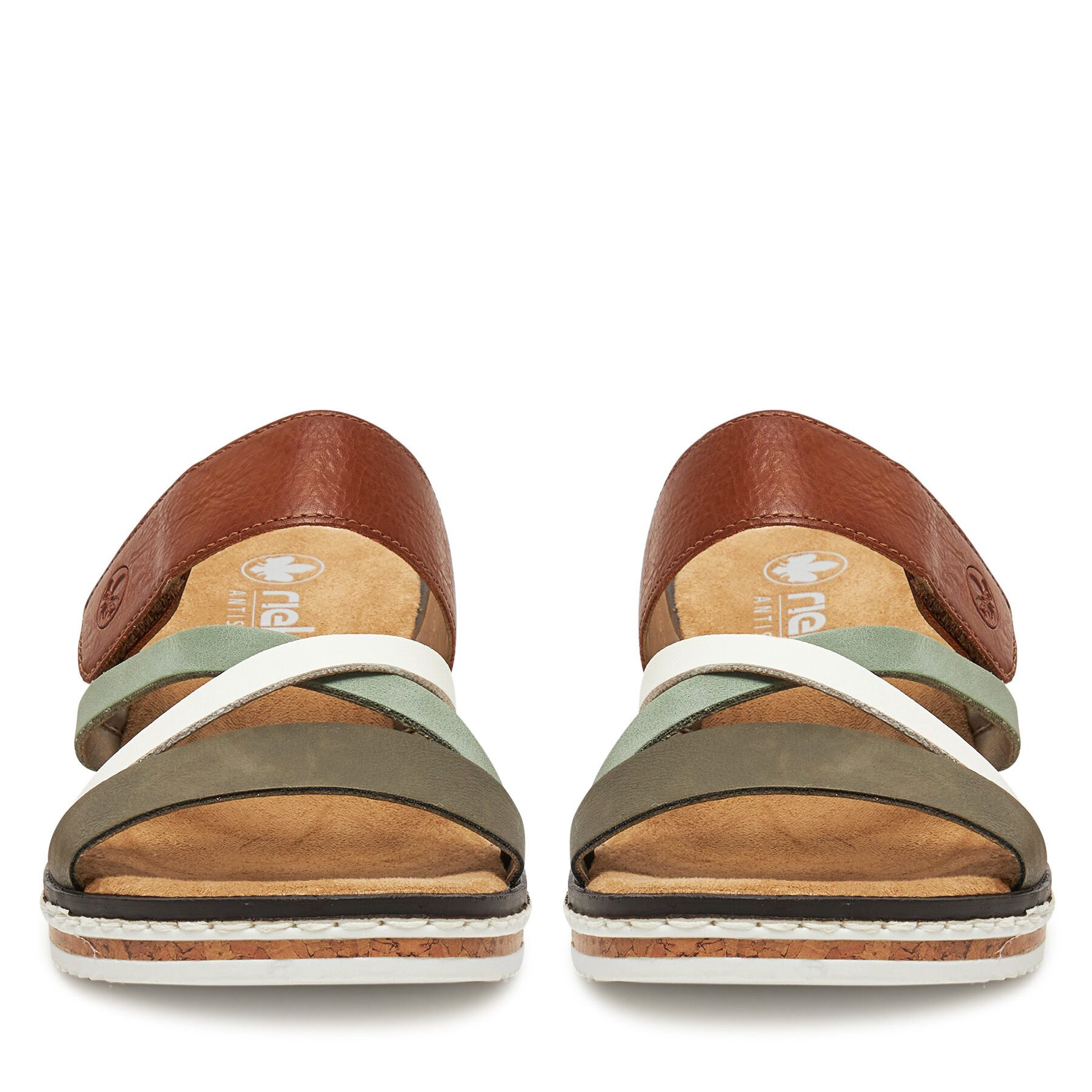 Rieker Rieker Damen-Flip-Flops Braun V3652-91 Badepantolette