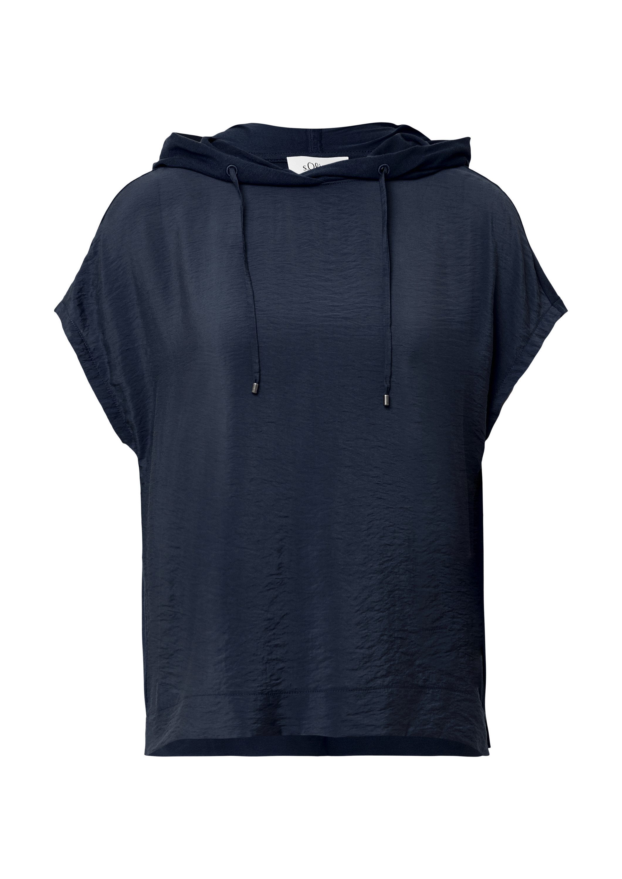 s.Oliver Muscleshirt T-Shirt Kapuzenshirt im Fabricmix günstig online kaufen