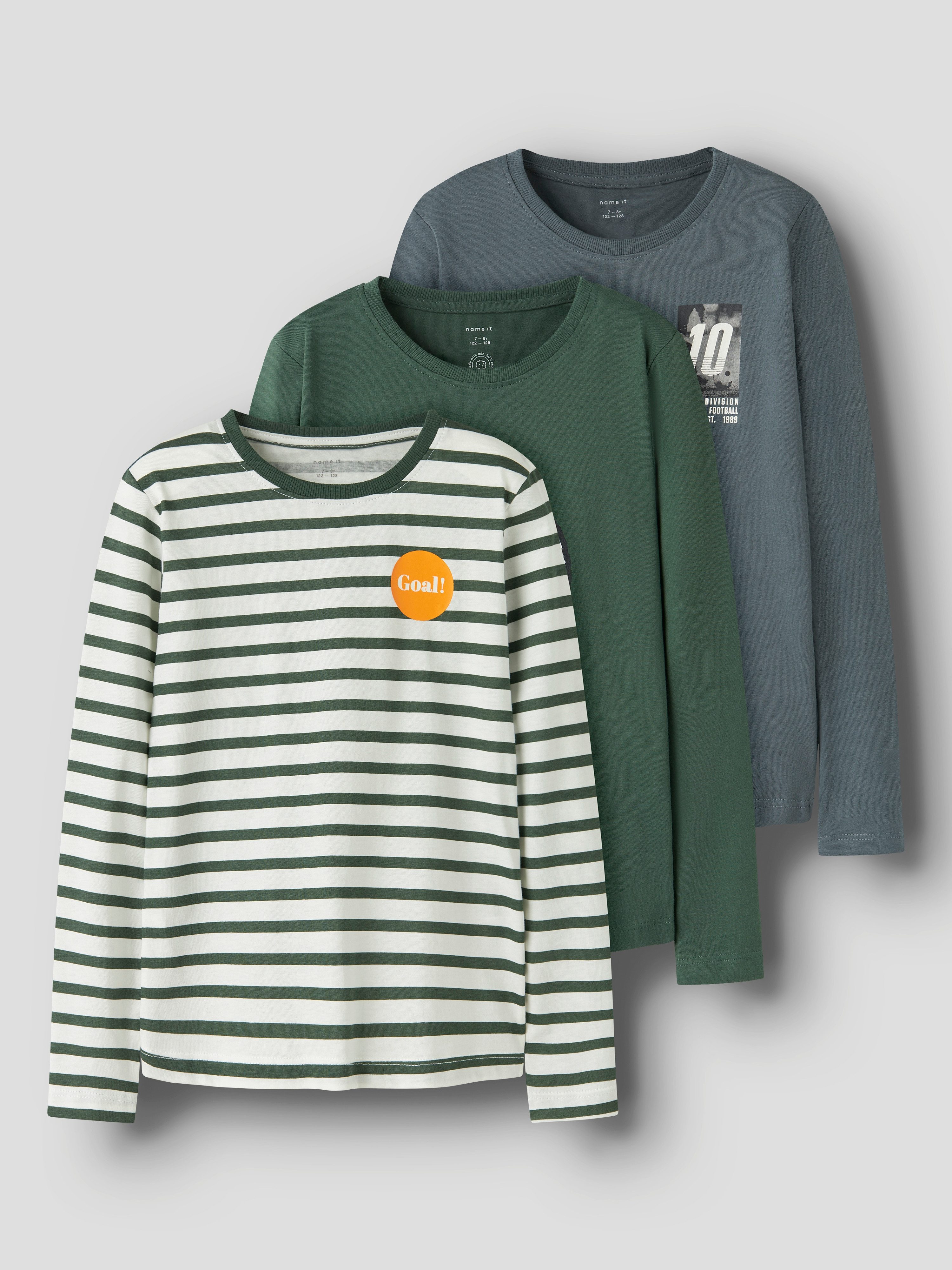 Name It Langarmshirt NKMNIKOLAI 3P LS günstig online kaufen