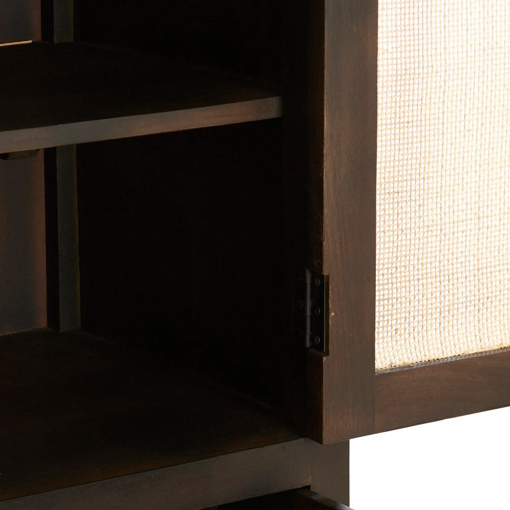 Light & Living Highboard Highboard NIPOS von Light & Living mit Schublade 90x45x160cm Mangoholz