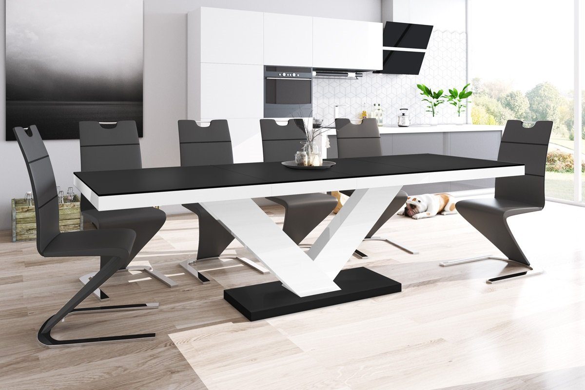 designimpex Esstisch Design HE-999 Schwarz MATT günstig online kaufen