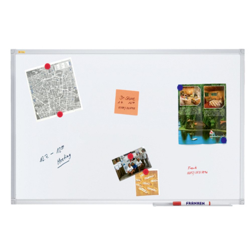 FRANKEN Tafel Franken Magnettafel SC3112 Whiteboard Valueline Steel 600x450