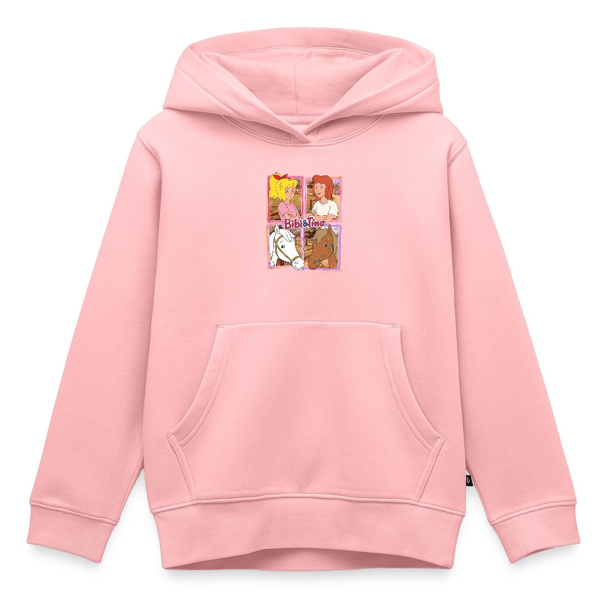 Hoodie Bibi Und Tina Mit Amadeus Und Sabrina Kachelmotiv Kinder Premium Hoodi