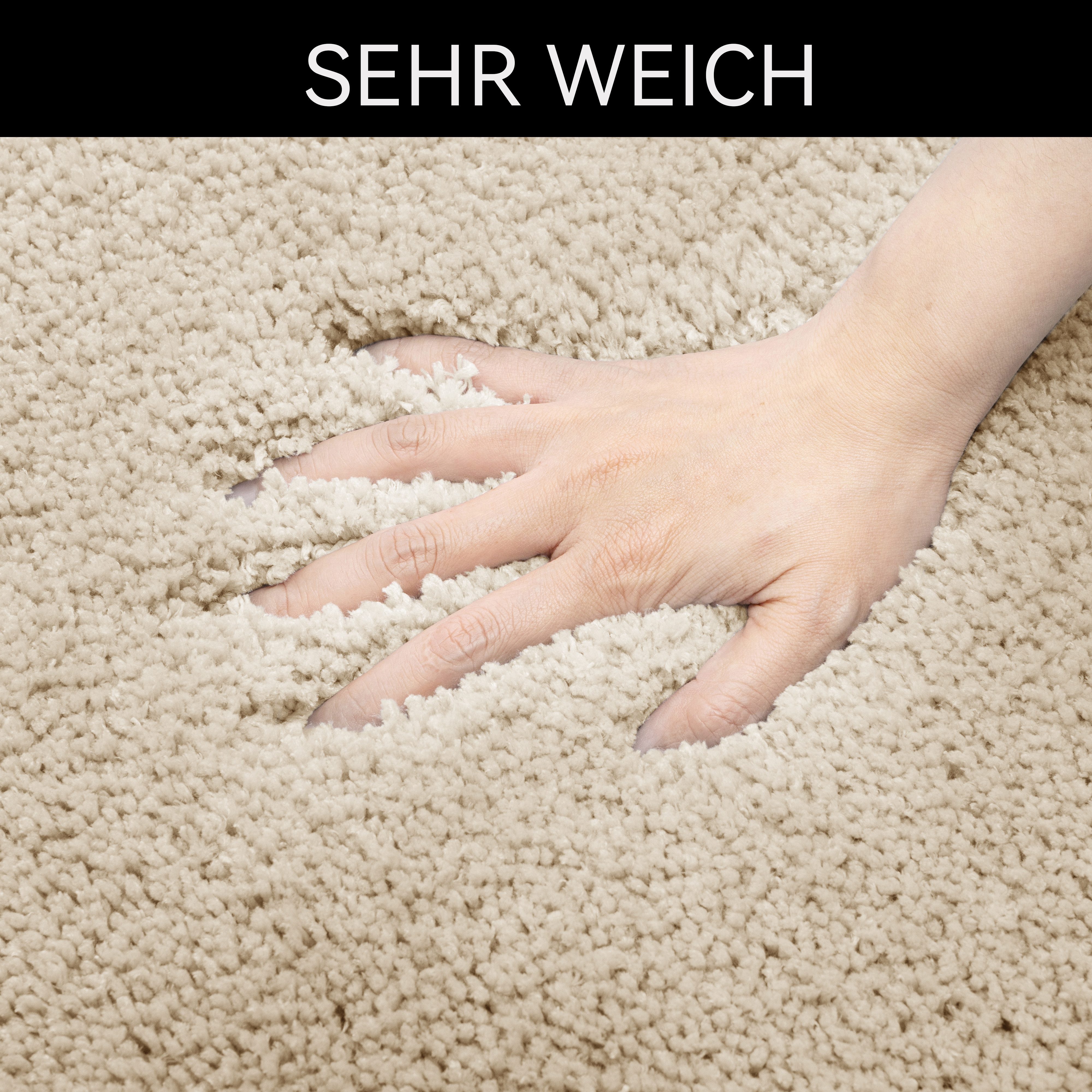 OTTO home Badematte Sanremo Premium, Badvorleger, Badezimmer Teppich, sehr weich, Höhe 35 mm, rutschhemmend beschichtet, schnell trocknend, fußbodenheizungsgeei – Bild 5 von 5