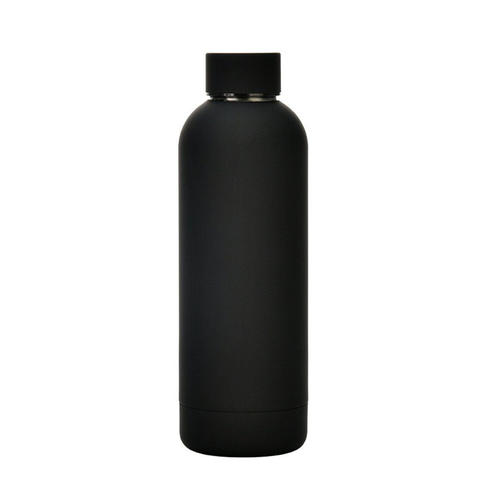 XDeer Thermoflasche Thermoflasche Edelstahl Trinkflasche Kaffee & Tee Bottle 750ml/500ml, Trinkflasche Kaffee & Tee Bottle mobiler Kaffeebecher 750ml/500ml black