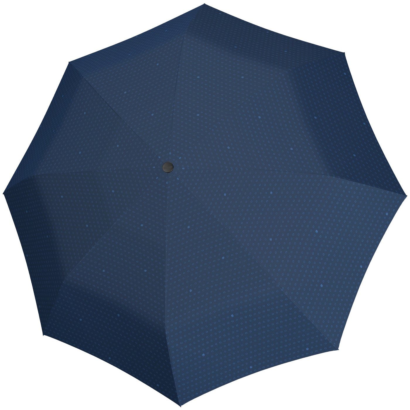 blue beschichtet Taschenregenschirm - PET, Manual Vision PFC-frei Air - nachhaltiger recyceltes Damen-Regenschirm, dunkelblau Knirps®