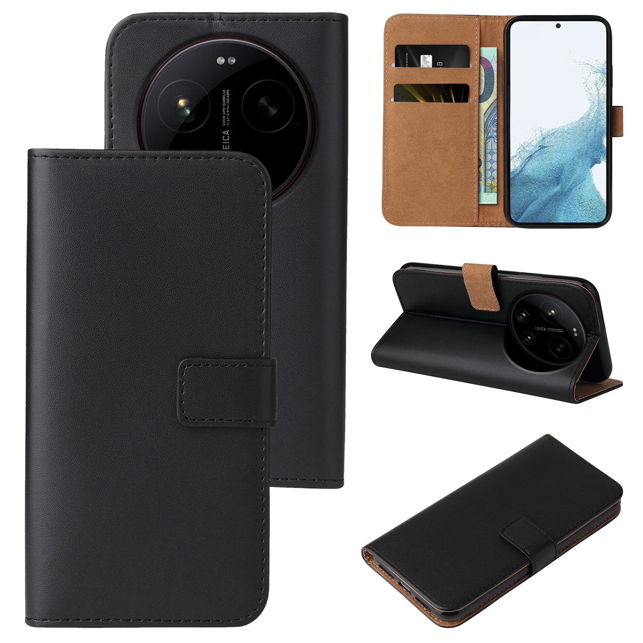 Tec-Expert Handyhülle Klapp Hülle für Xiaomi 17 Ultra 6.9 Zoll, 6,9", Flip Case für Xiaomi 17 Ultra