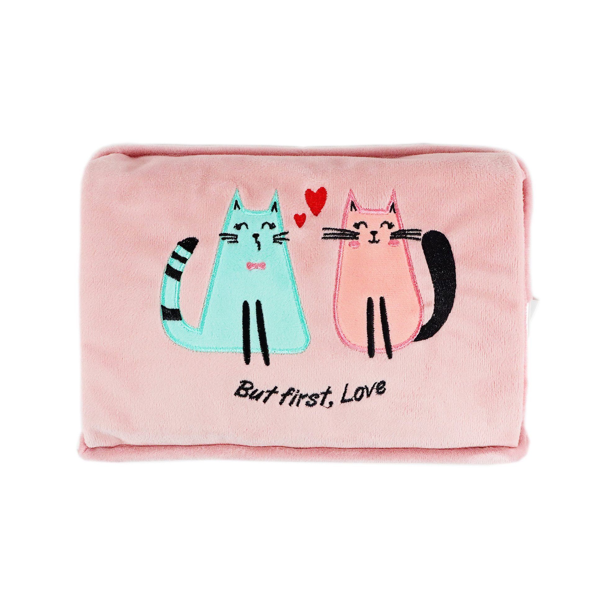 BIGGDESIGN Wärmflasche Biggdesign Cats Elektrische Wärmflasche Love Cat – Angenehm weich