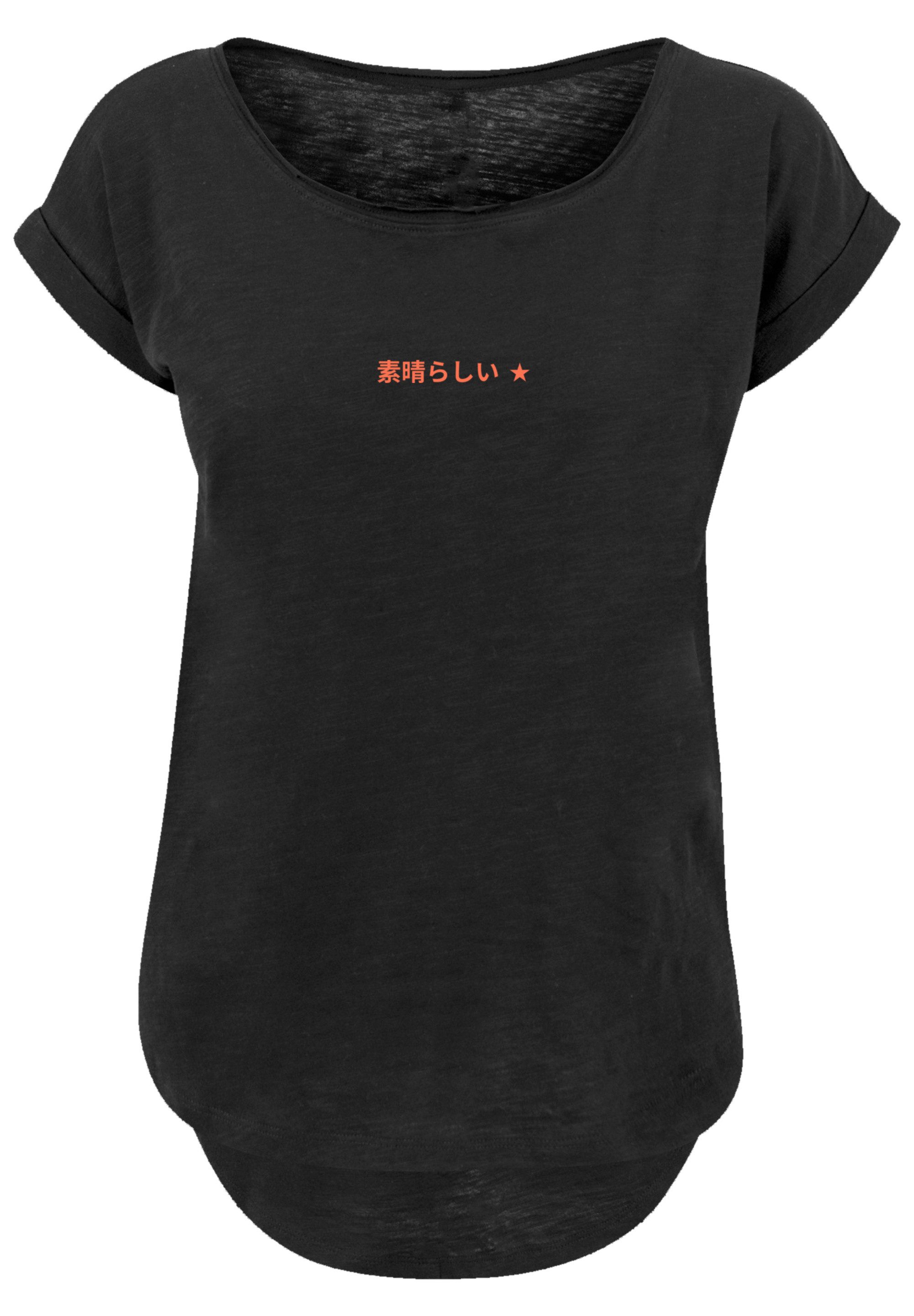 F4NT4STIC T-Shirt Kanagawa Wave Blue V2 Premium Qualität