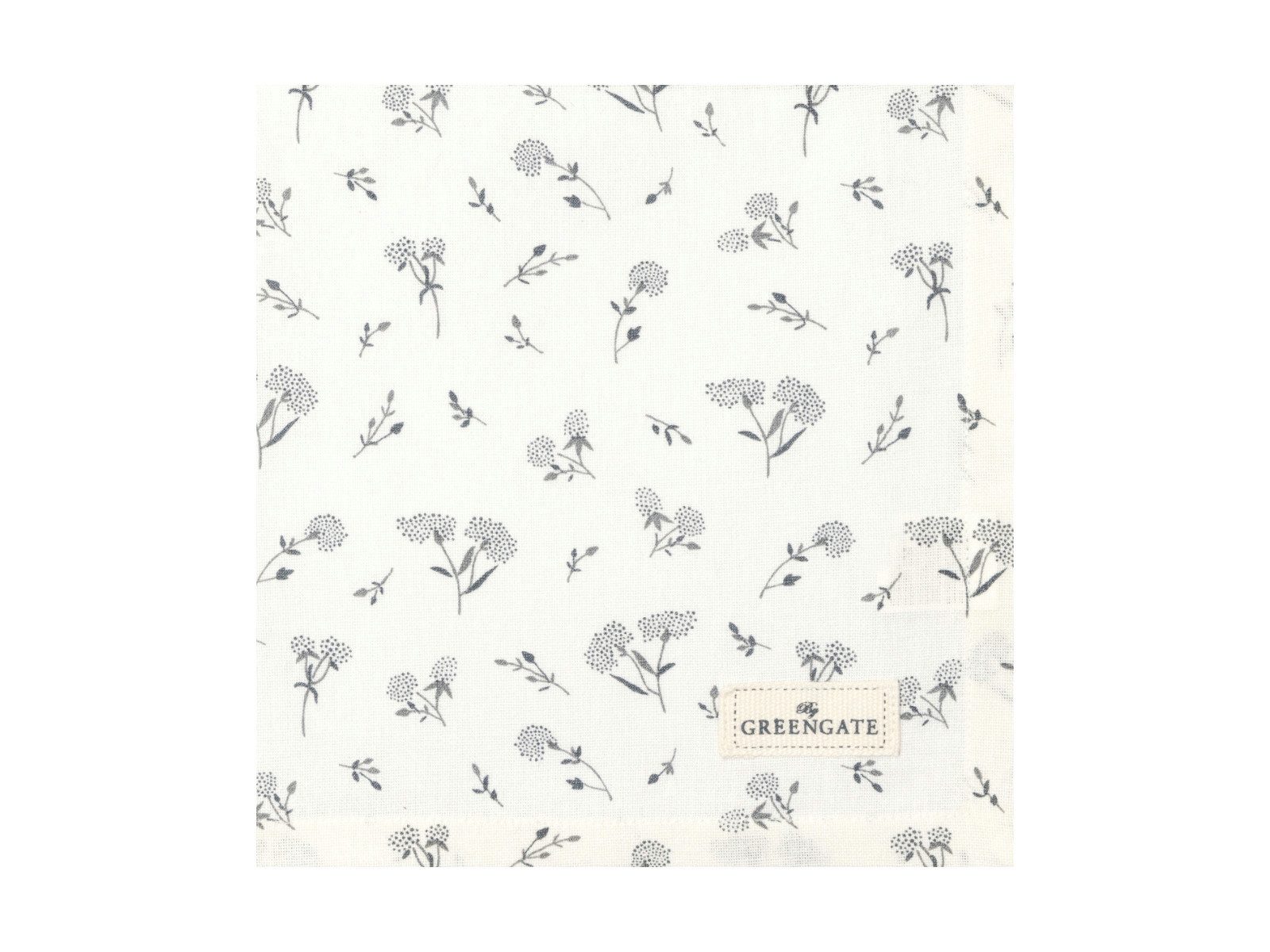Greengate Stoffserviette Sabine Stoffserviette white 40x40cm