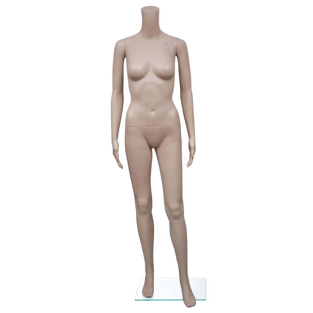 vidaXL Schneiderpuppe Schaufensterpuppe Frau ohne Kopf