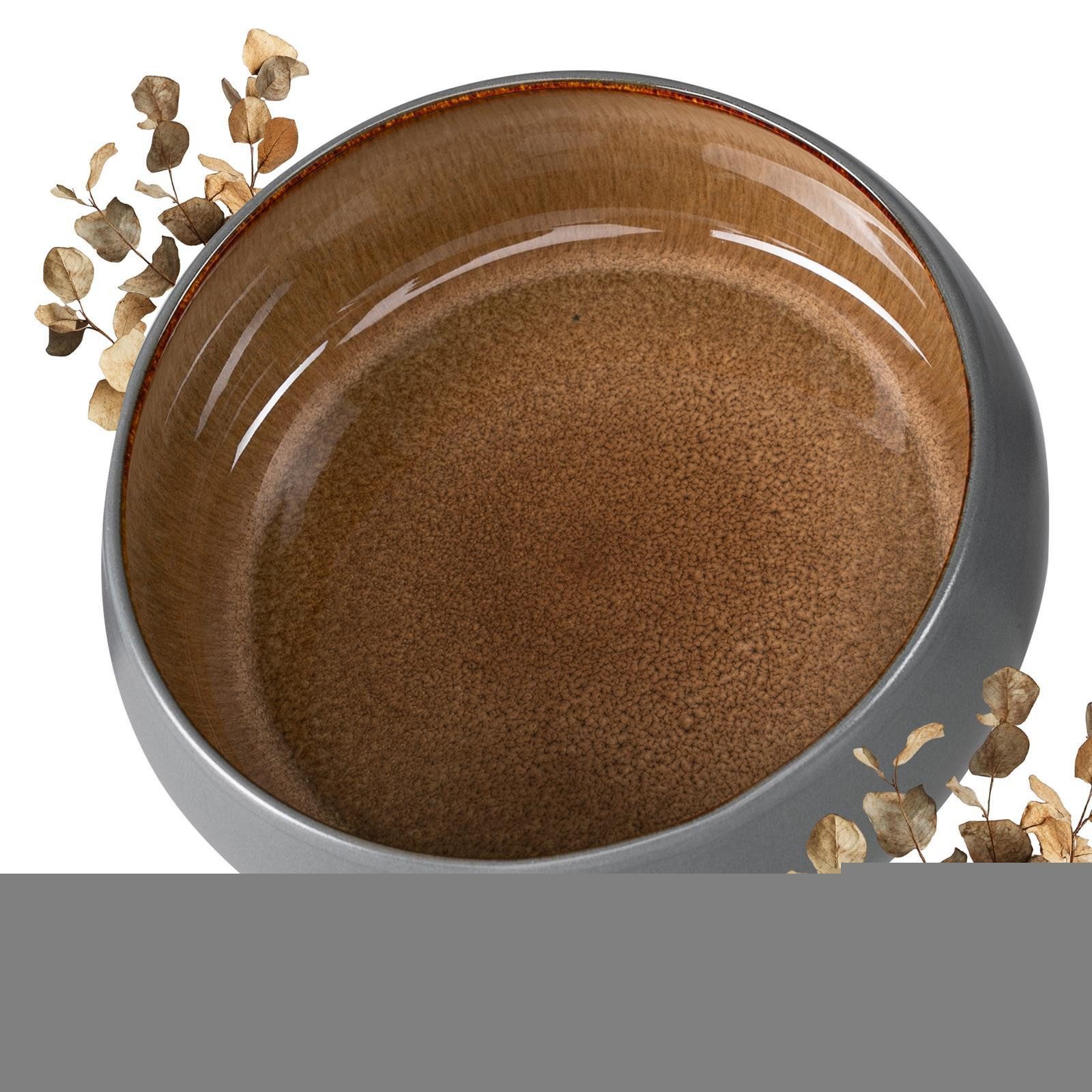 Moritz & Moritz Servierschale SOLID Servierschüssel - Beige, Steinzeug, (Set, 1-tlg), Spülmaschinengeeignet