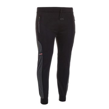 Ital-Design Jogginghose Herren Freizeit Stretch Hose in Schwarz