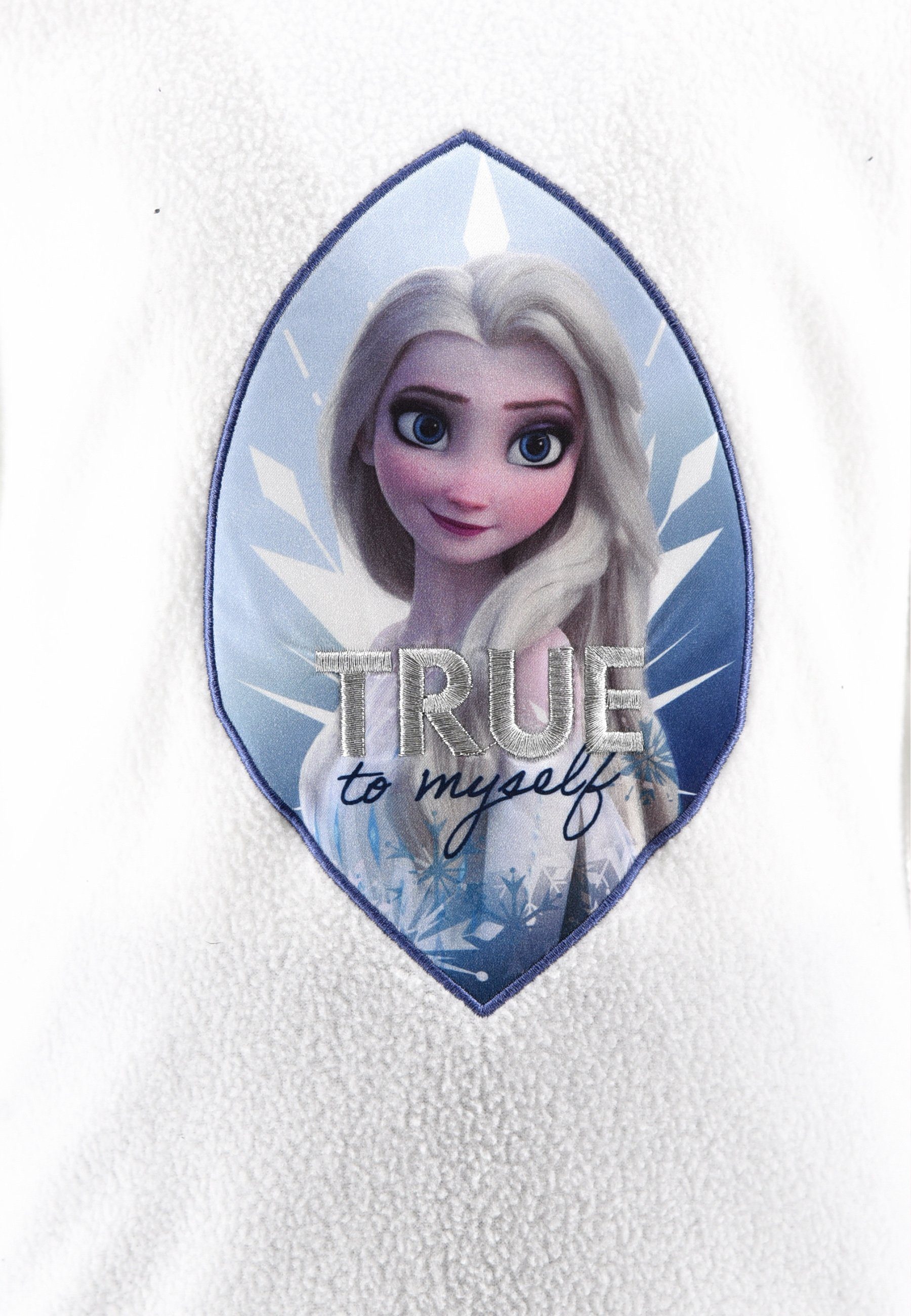 Disney Frozen Schlafanzug Eiskönigin Pyjama Elsa Shirt tlg) Schlaf-Hose Weiß Die Langarm + Mädchen Schlafanzug (2 Kinder Kinder