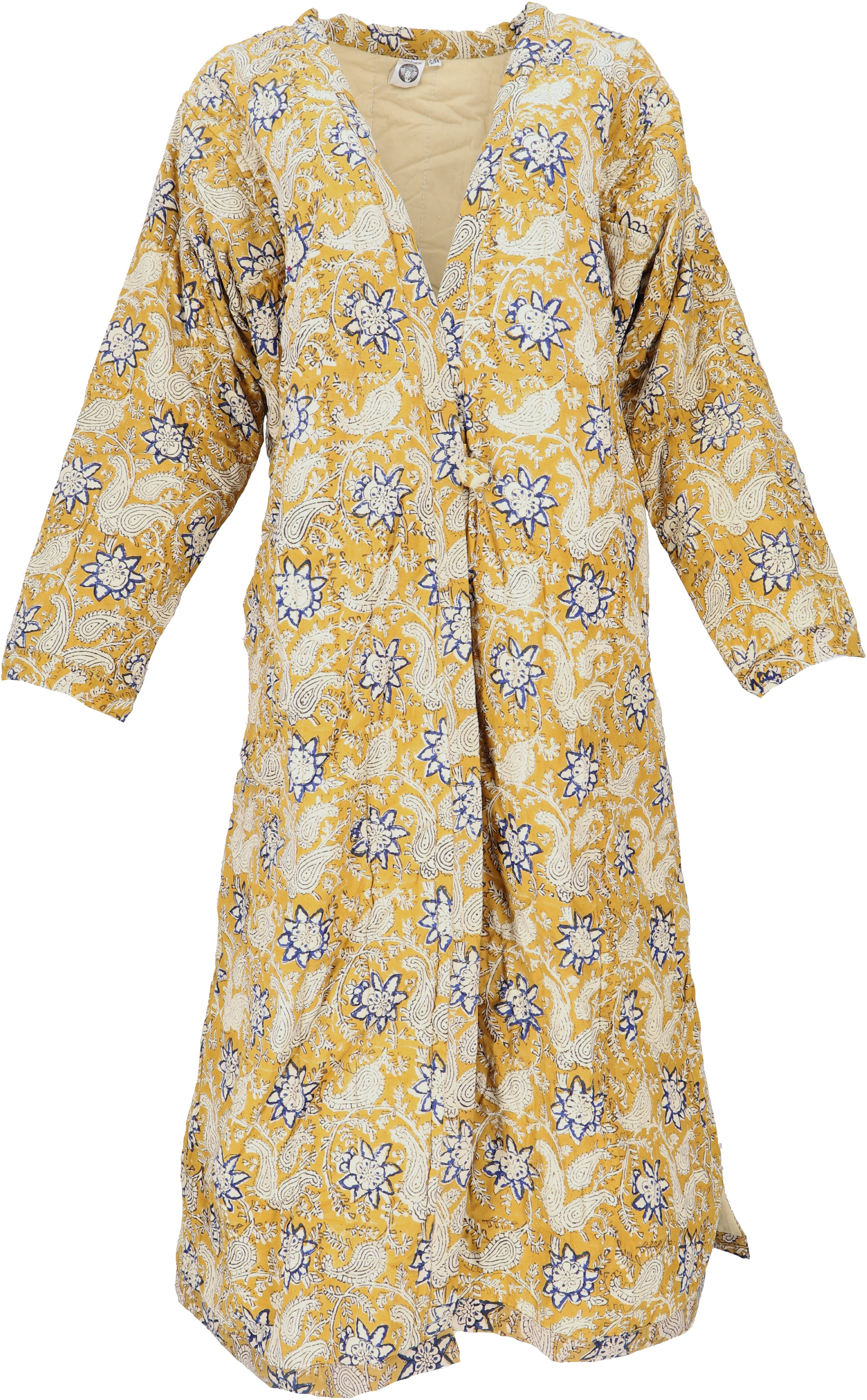 Guru-Shop Kimono Gesteppter Morgenmantel, Hausmantel, Kimono -.., alternati günstig online kaufen