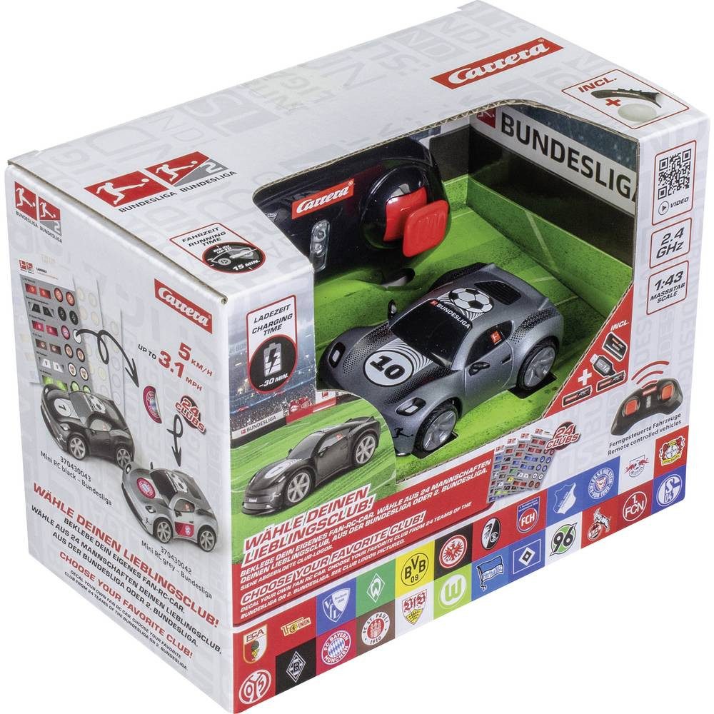 Carrera® RC-Auto 370430042 1:43 RC Modellauto inkl. Akku und Ladekabel, inkl. Akku und Ladekabel