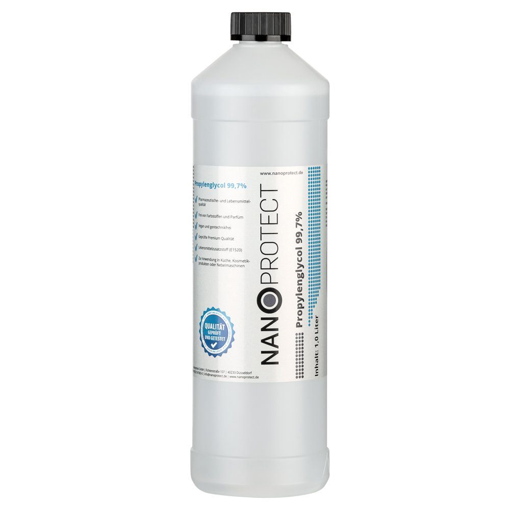 Nanoprotect Trinkwasser-Frostschutz Propylenglycol 99,7%, 1 kg,  Lebensmittelqualität E1520, Pharma- und Lebensmittelqualität E1520
