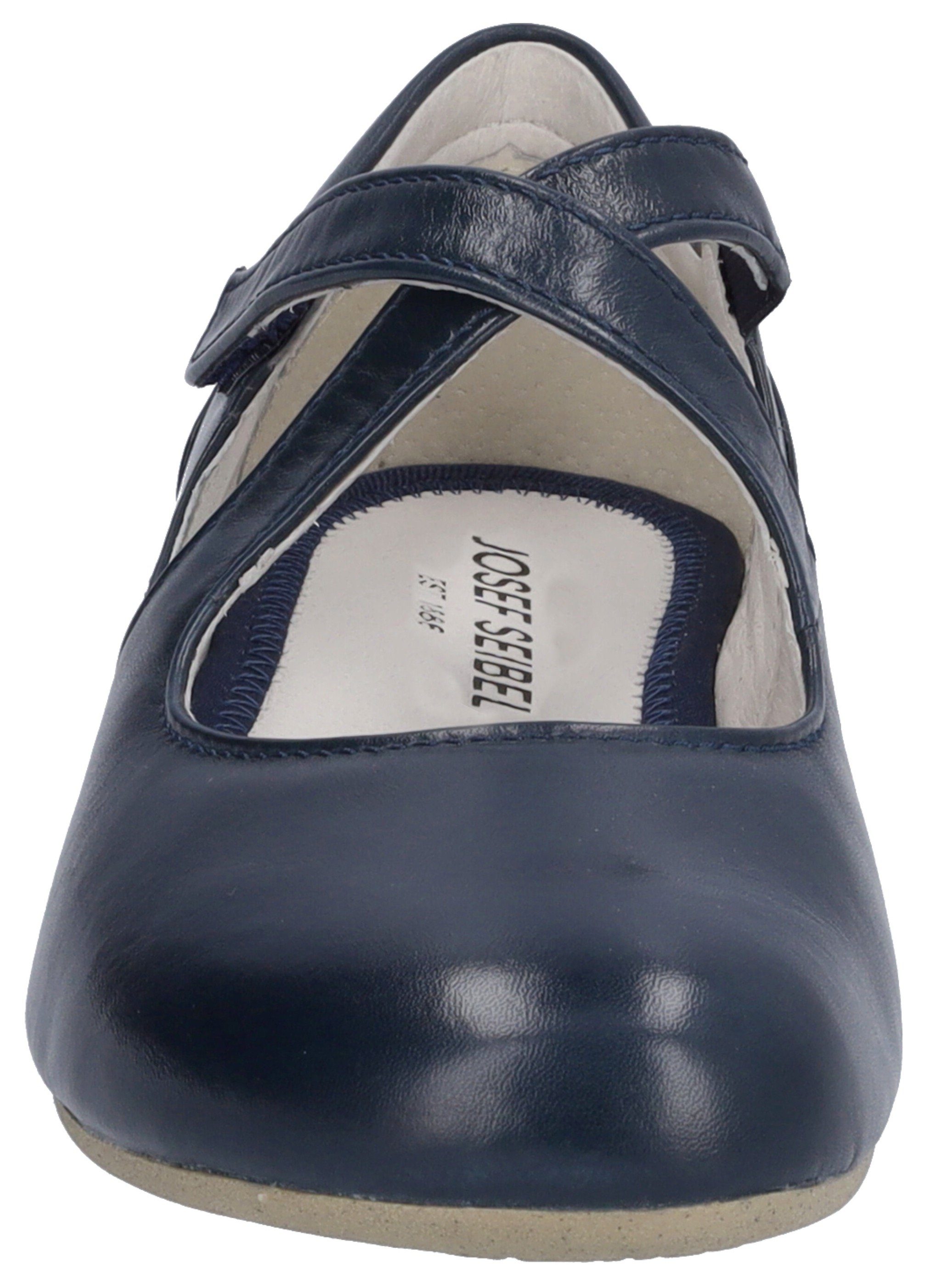 Josef Seibel Fiona 72 Riemchenballerina, Spangenschuh, Halbschuh, Festtagsschuh mit Klettverschluss