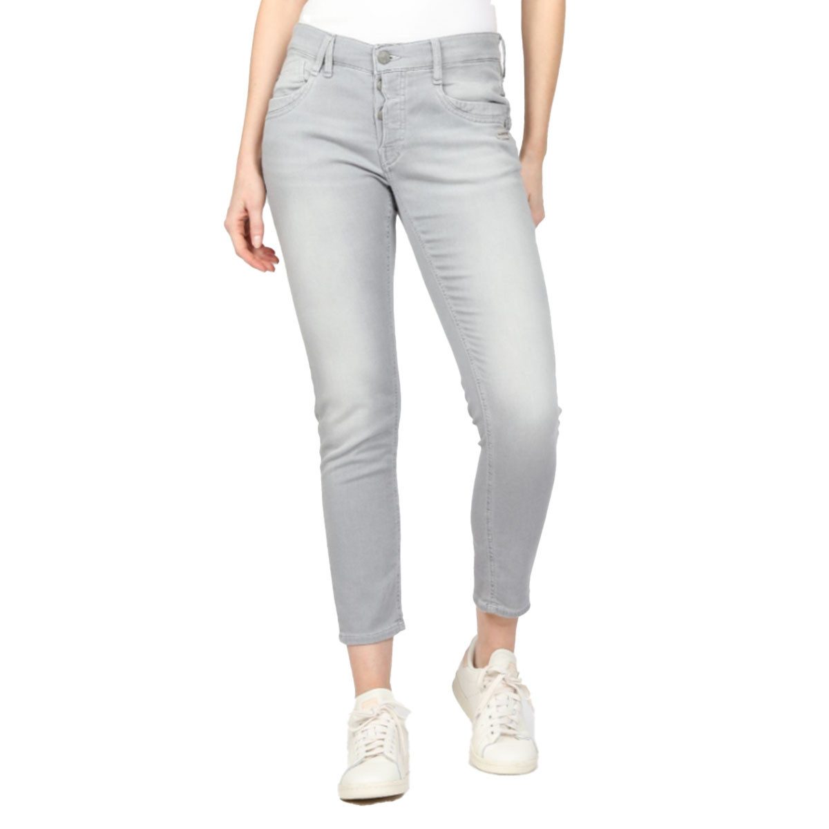 Relax-fit-Jeans 94Gerda CROPPED - ice grey vint