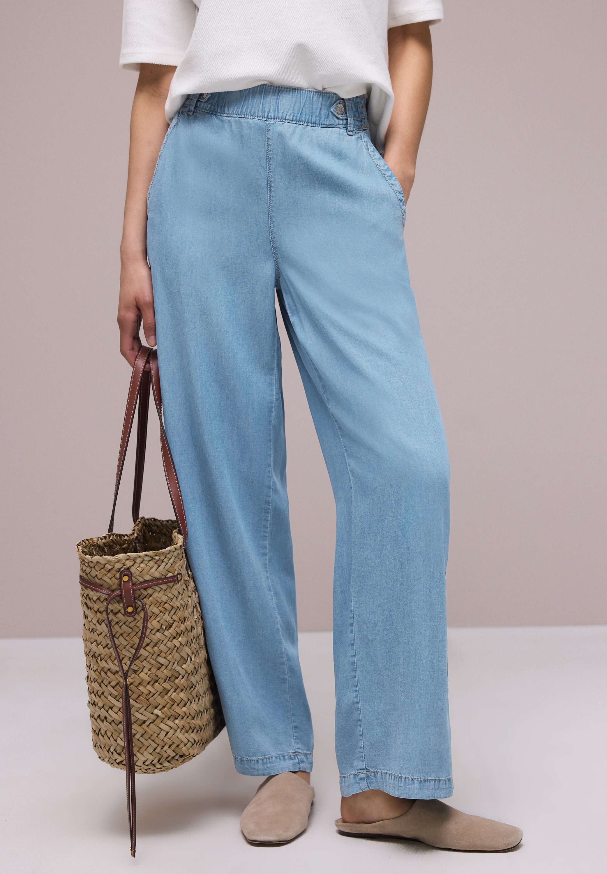 STREET ONE Stoffhose aus Lyocell