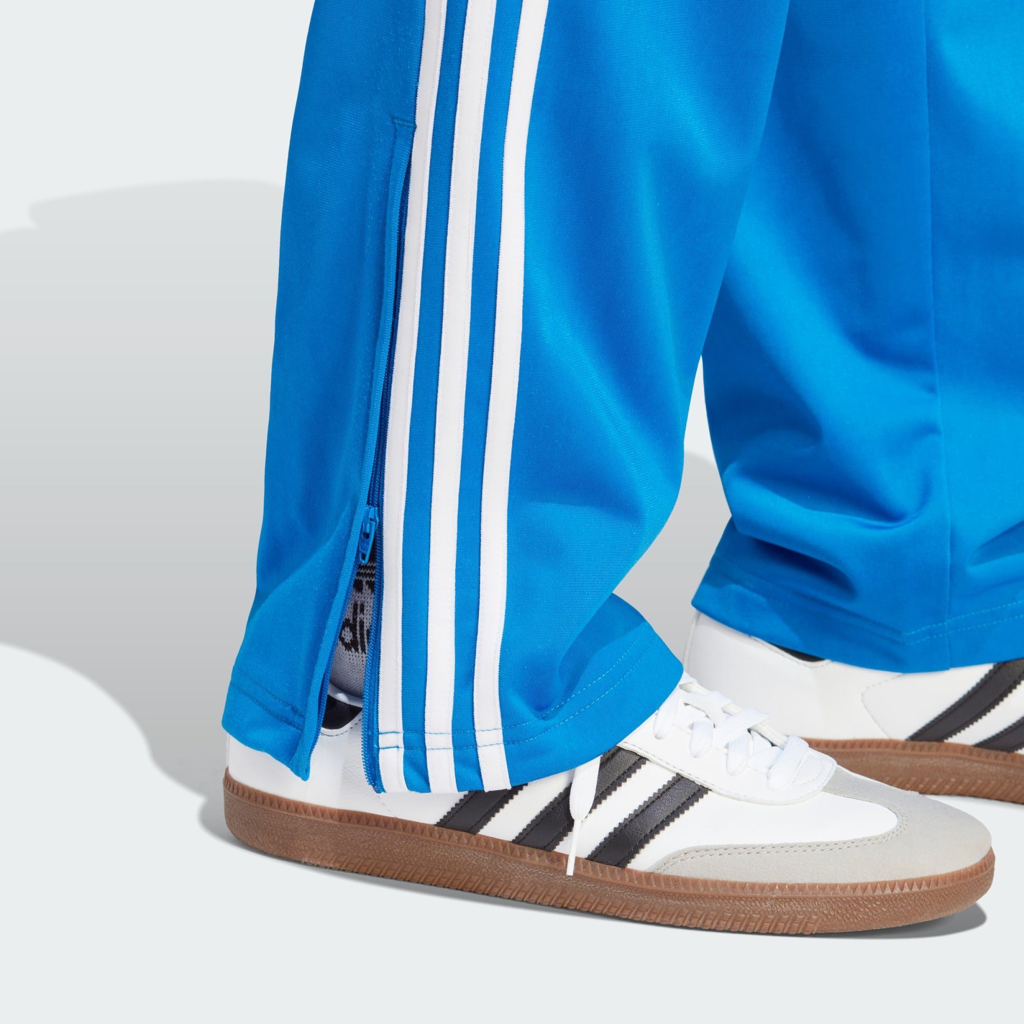 Blue Leichtathletik-Hose / adidas FIREBIRD Originals CLASSICS White TRAININGSHOSE Bird ADICOLOR