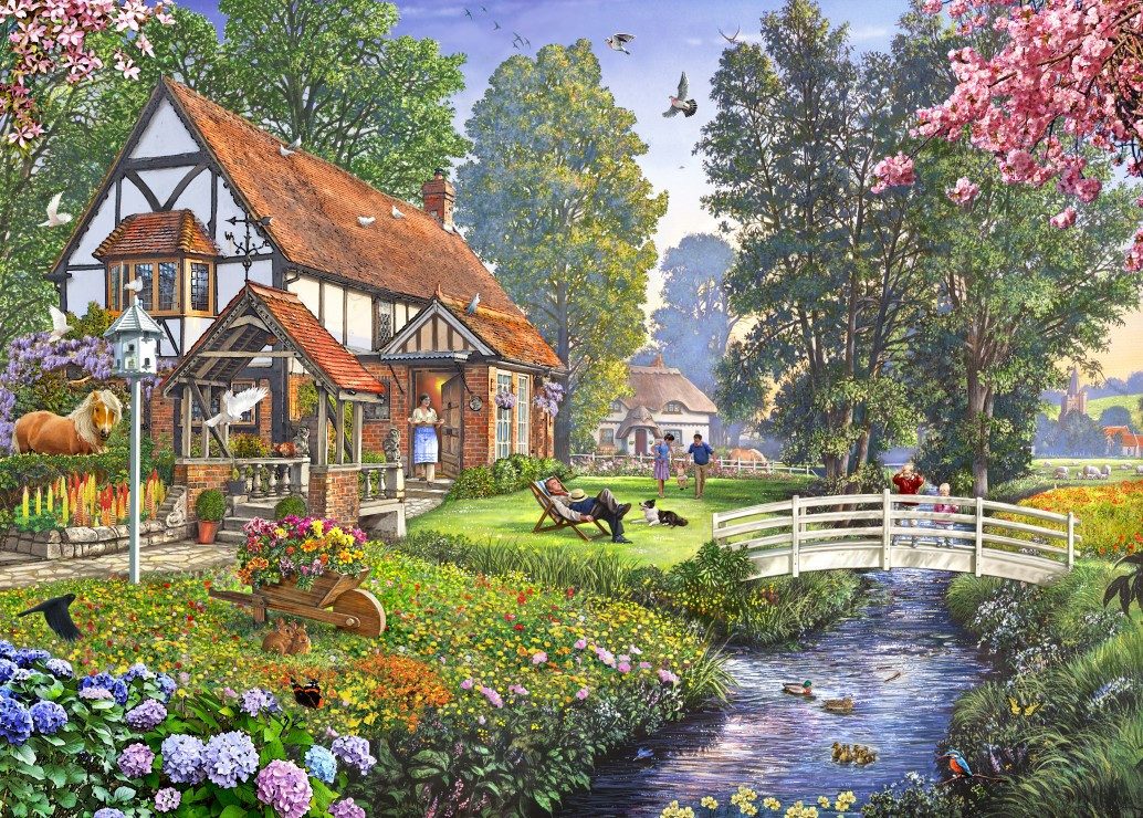 Bluebird Puzzle Puzzle Peaceful Sunday, Puzzleteile