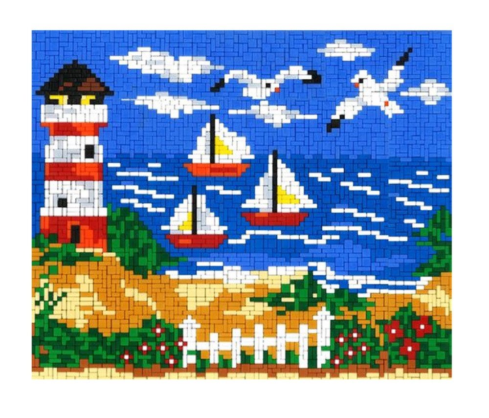 Stick it Steckpuzzle Leuchtturm am Strand, günstig online kaufen