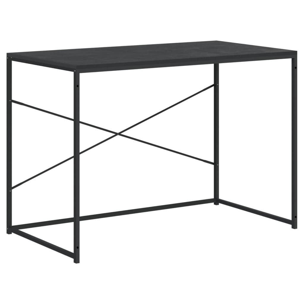 Schreibtisch Computertisch Schwarz 110x60x70 cm Holzwerkstoff
