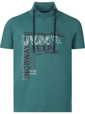Jan Vanderstorm T-Shirt REEDLEF mit seitlichen Schlitzen