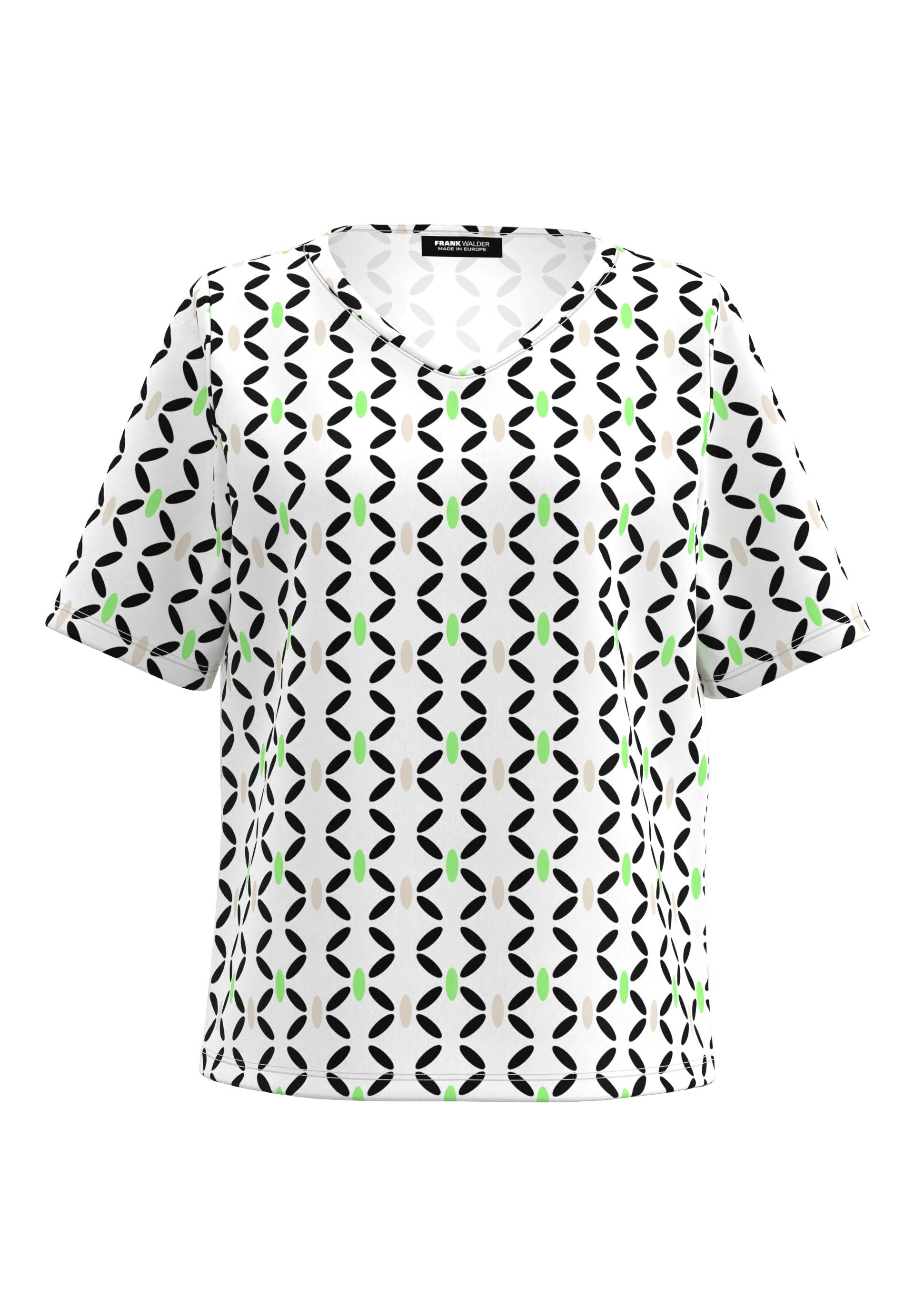 FRANK WALDER T-Shirt mit Designprint