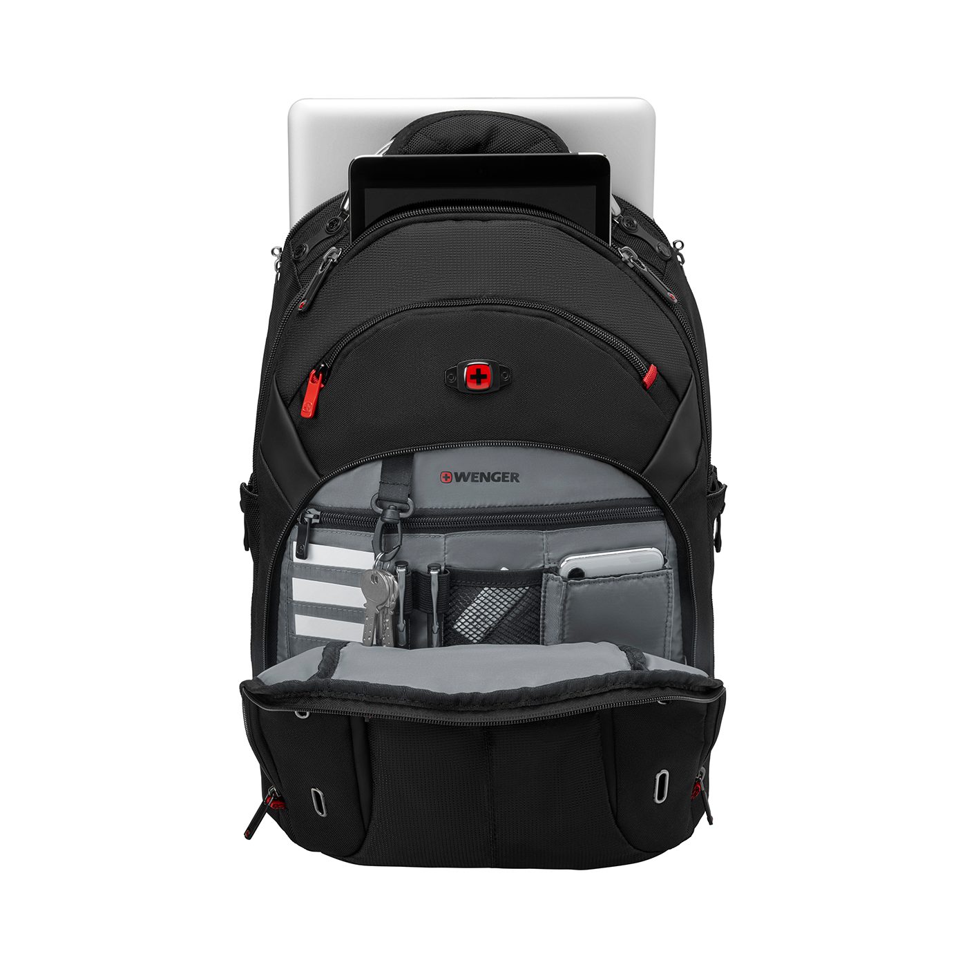Wenger Laptoprucksack Gigabyte 16 Zoll Laptop Rucksack, schwarz