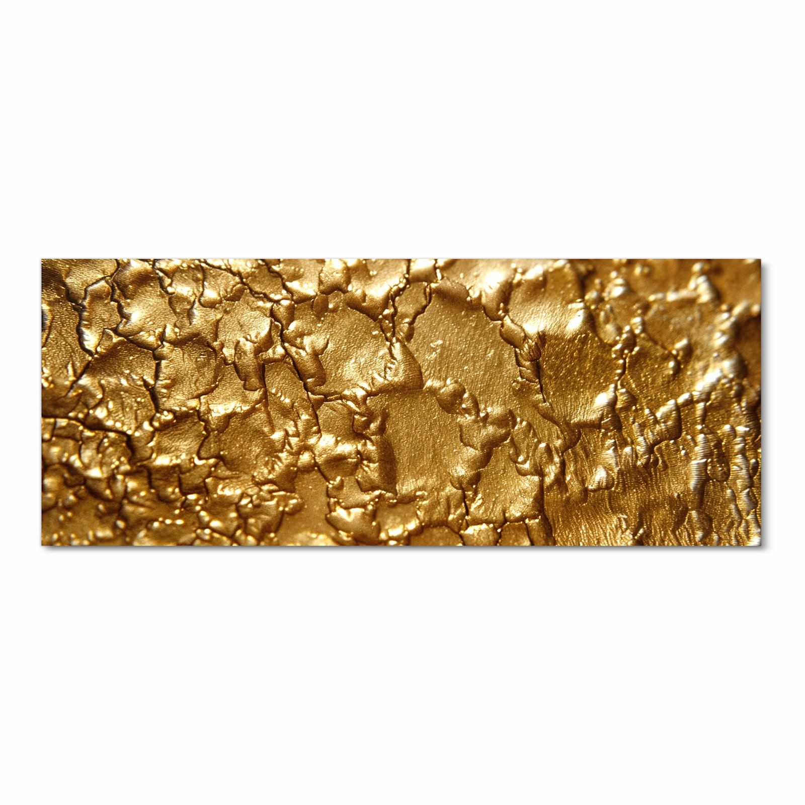 Primedeco Teppich Küchenteppich Goldene Struktur PVC rutschfest abwaschbar Läufer, Rechteckig, Höhe: 3 mm, Pflegeleicht & Wasserabweisend