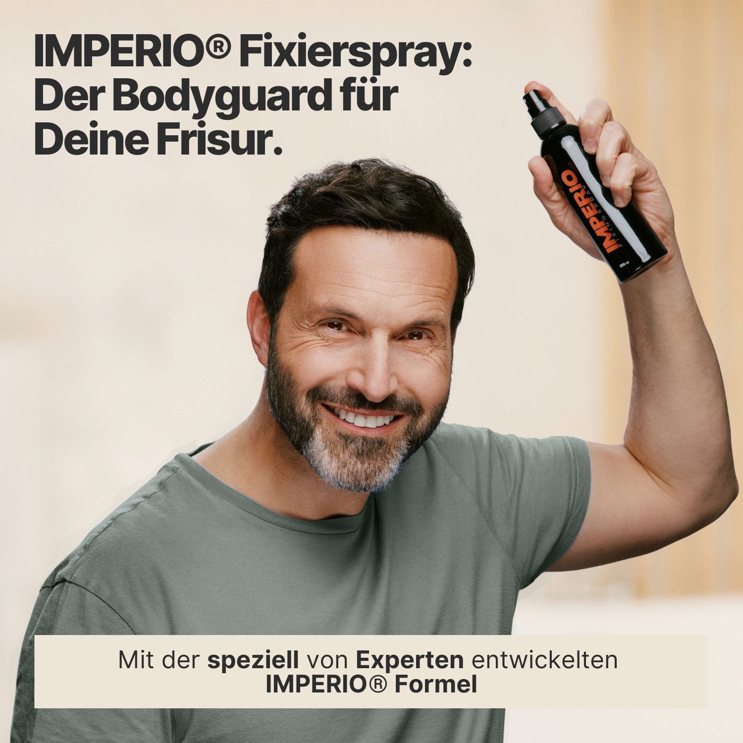 IMPERIO Haarspray Fixierspray zur Versiegelung von Streuhaar & Ansatzpuder, 1-tlg.