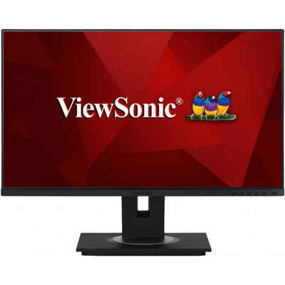 Viewsonic 61cm (24) VG2456 16:9 FHD HDMI+DP+VGA+USB+USB-C TFT-Monitor (1920 x 1080 px, Full HD, 5 ms Reaktionszeit, 60 Hz, AH-IPS, Lautsprecher, HDCP, Pivot, Höhenverstellbar)