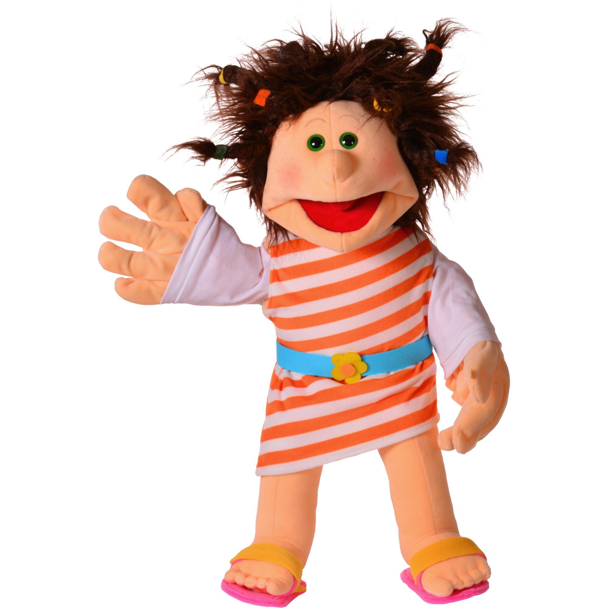 Handpuppe Living Puppets Handpuppe Klärchen Backbärmus W828