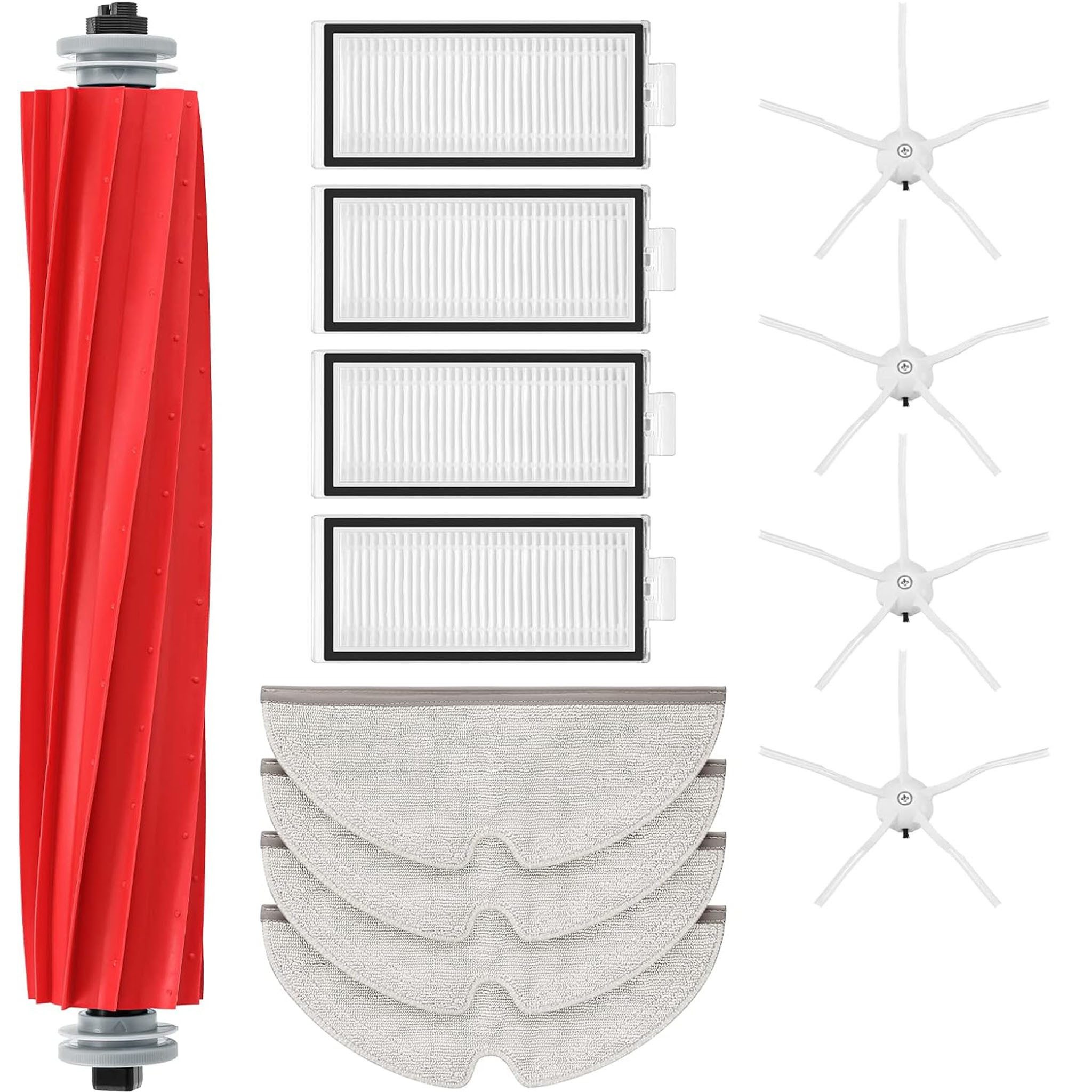 FELIXLEO Staubsaugerdüsen-Set Q7 MAX Ersatzzubehör Kompatibel mit Roborock Q7+/Q7 MAX/ Q7 MAX +, (13-tlg)