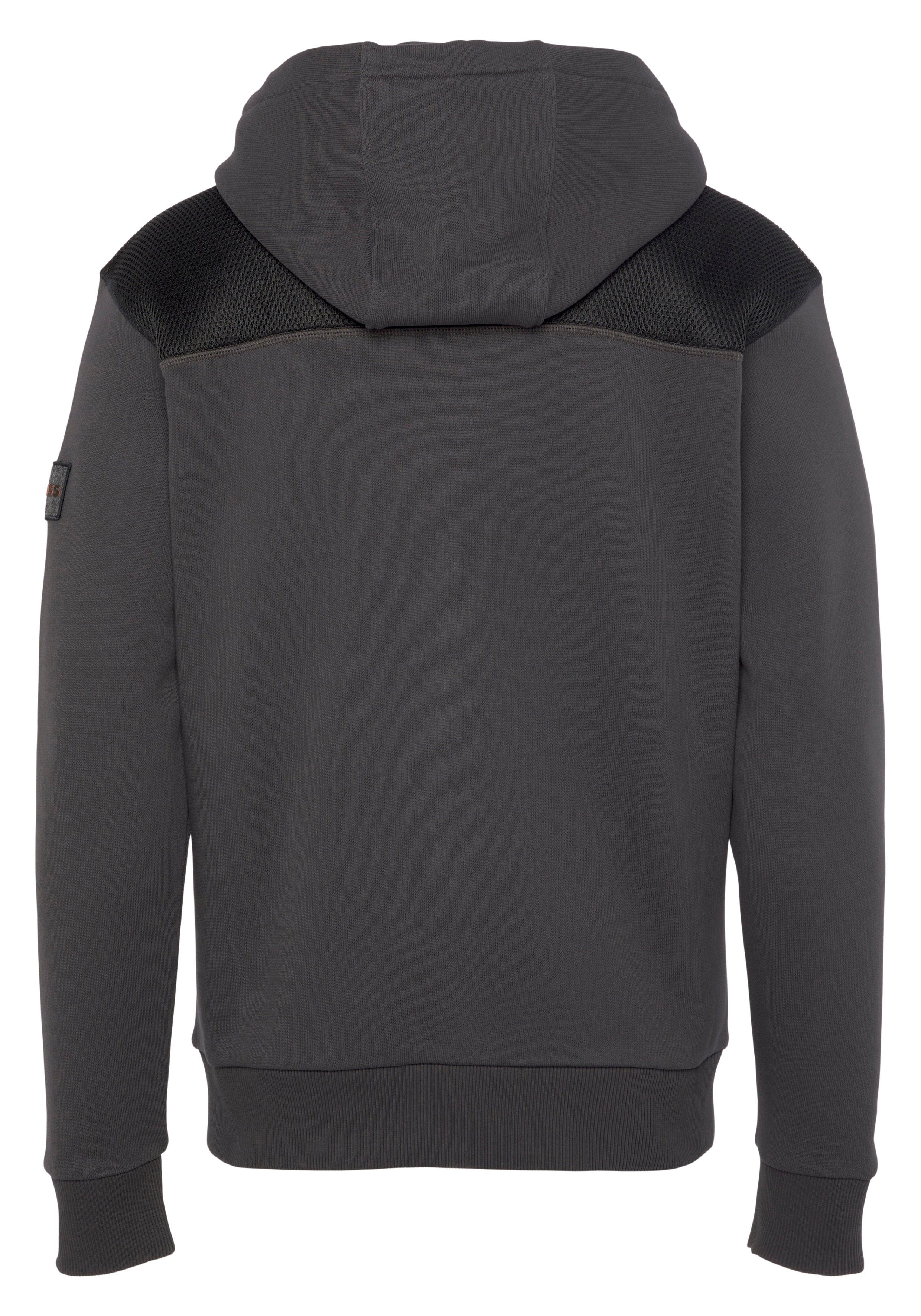 BOSS ORANGE Sweatshirt Werace BOSS von Sweater mit ORANGE Kapuze, Menswear